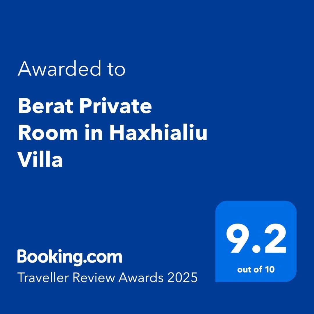 Berat Private Room In Haxhialiu Villa Exterior photo